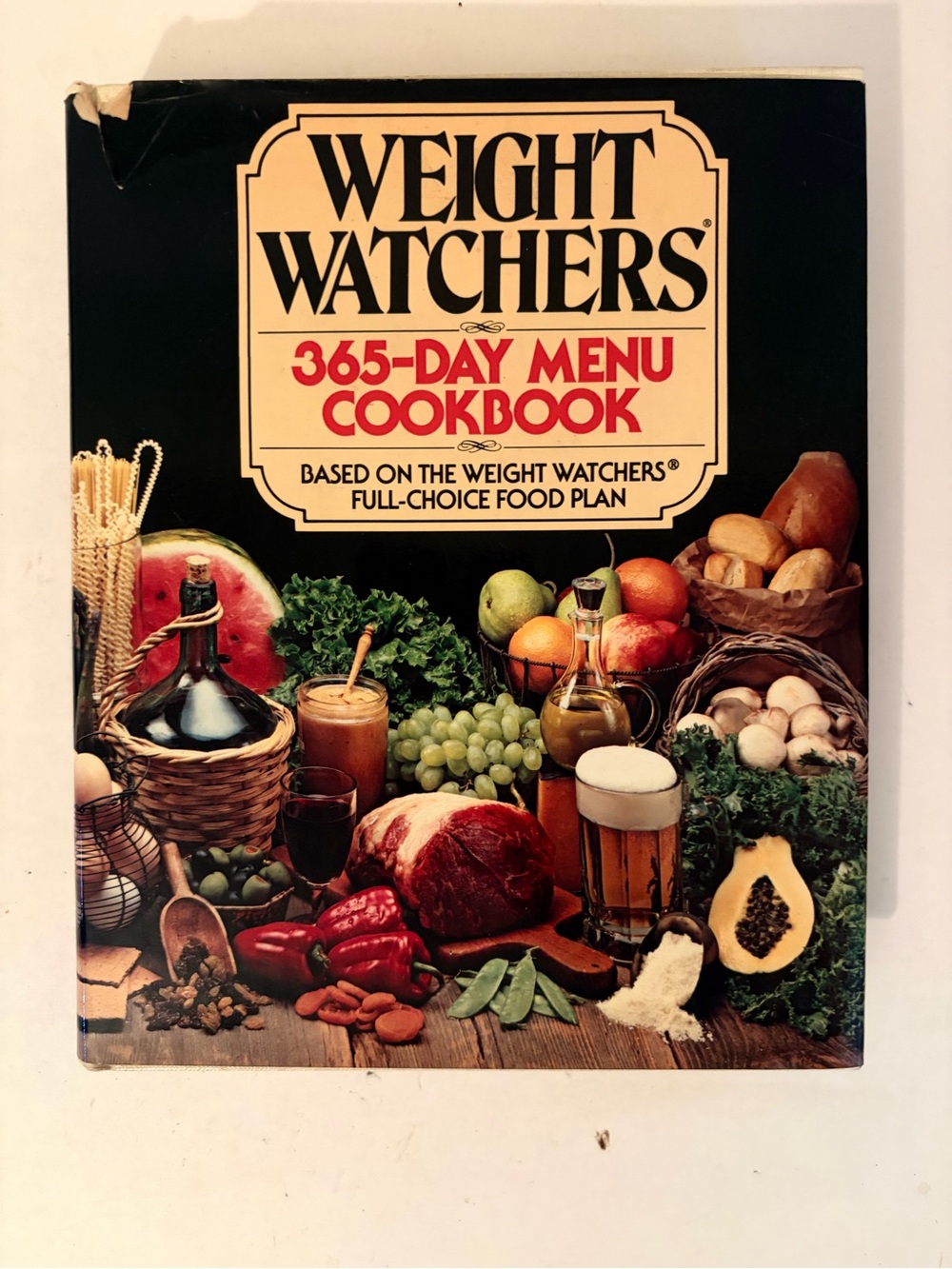 Vintage 1981 Weight Watchers 365 Day Menu Cookbook Hardcover Illustrated